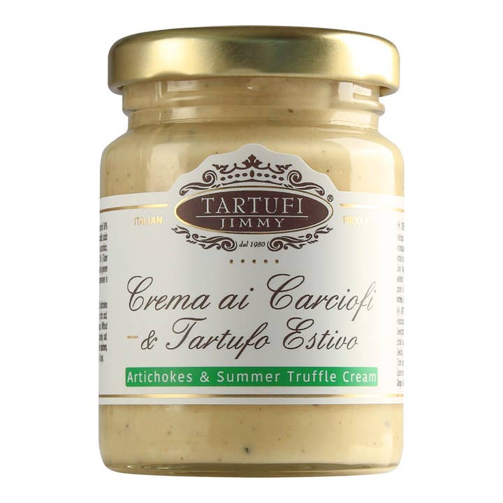 Artischocken- und Sommertrüffelcreme für den Großhandel von Tartufi Jimmy