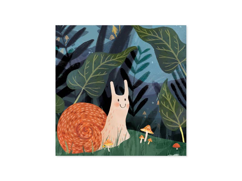 Up With Paper - Wholesale Everyday Greeting Card - Snail Pop-Up Card1