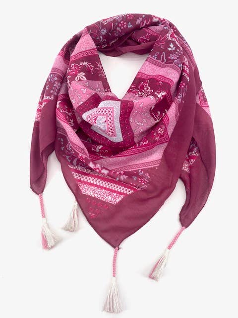Foulard Carré 100% polyester - 90 x 90 cm pour la vente par Maison Unik Accessoires