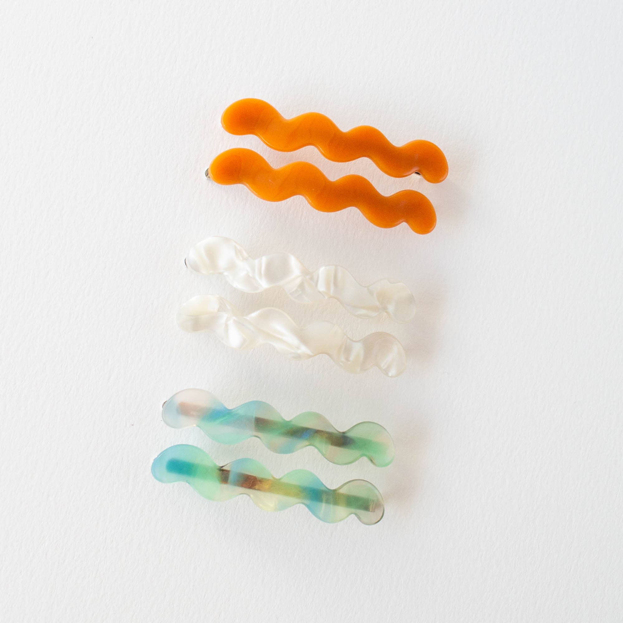 Tiepology - Wholesale Hair Pin - Eco Cloud Wave Slide Hair Pin Set11