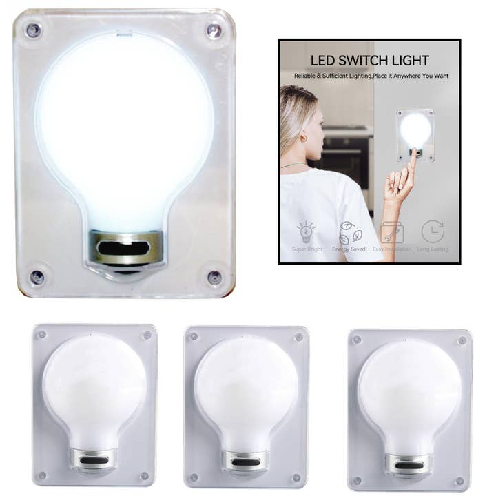Tsyware - Wholesale Night Light - Closet Light, Battery Operated Switch Light, Tap Light