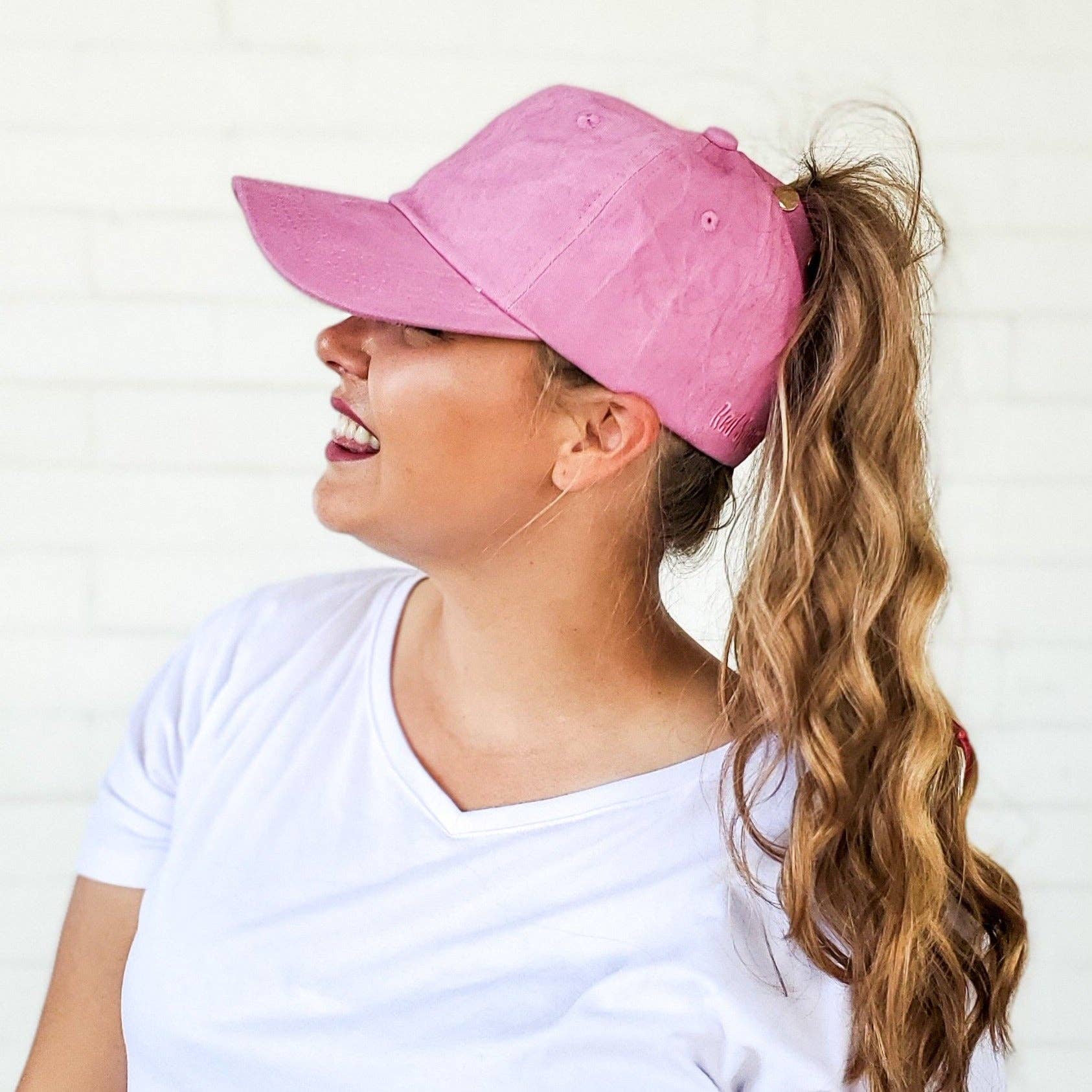 Red Sprite Hats - Wholesale Baseball Cap - Women's - Hidden Messy Bun Baseball Cap 1.0, High Ponytail Hat9