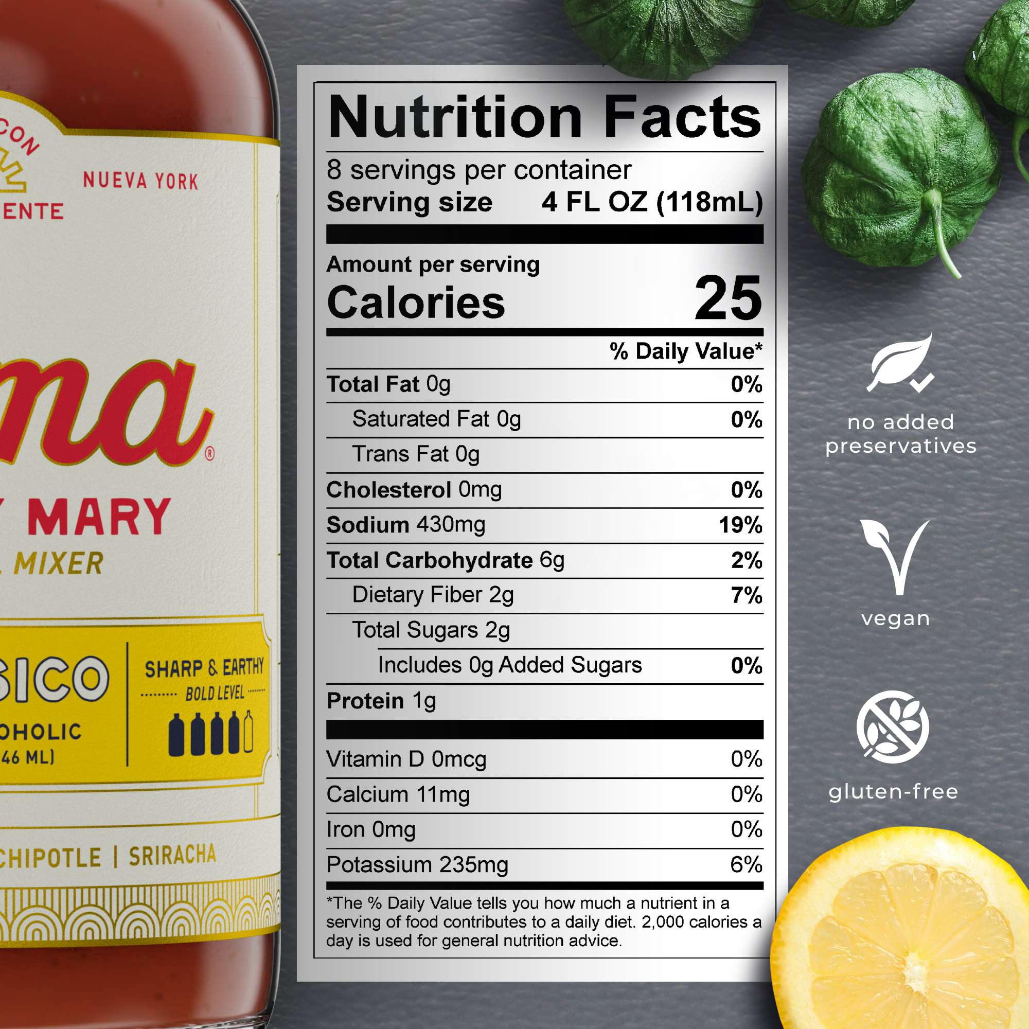 Toma Beverage Co - Wholesale Cocktail Mix/Syrup - Toma Bloody Mary Mixer - CLASICO 32oz4