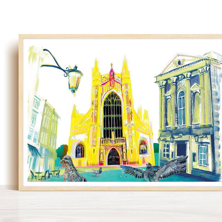 Bath Abbey, Bad voor wholesale door The Fine Artist