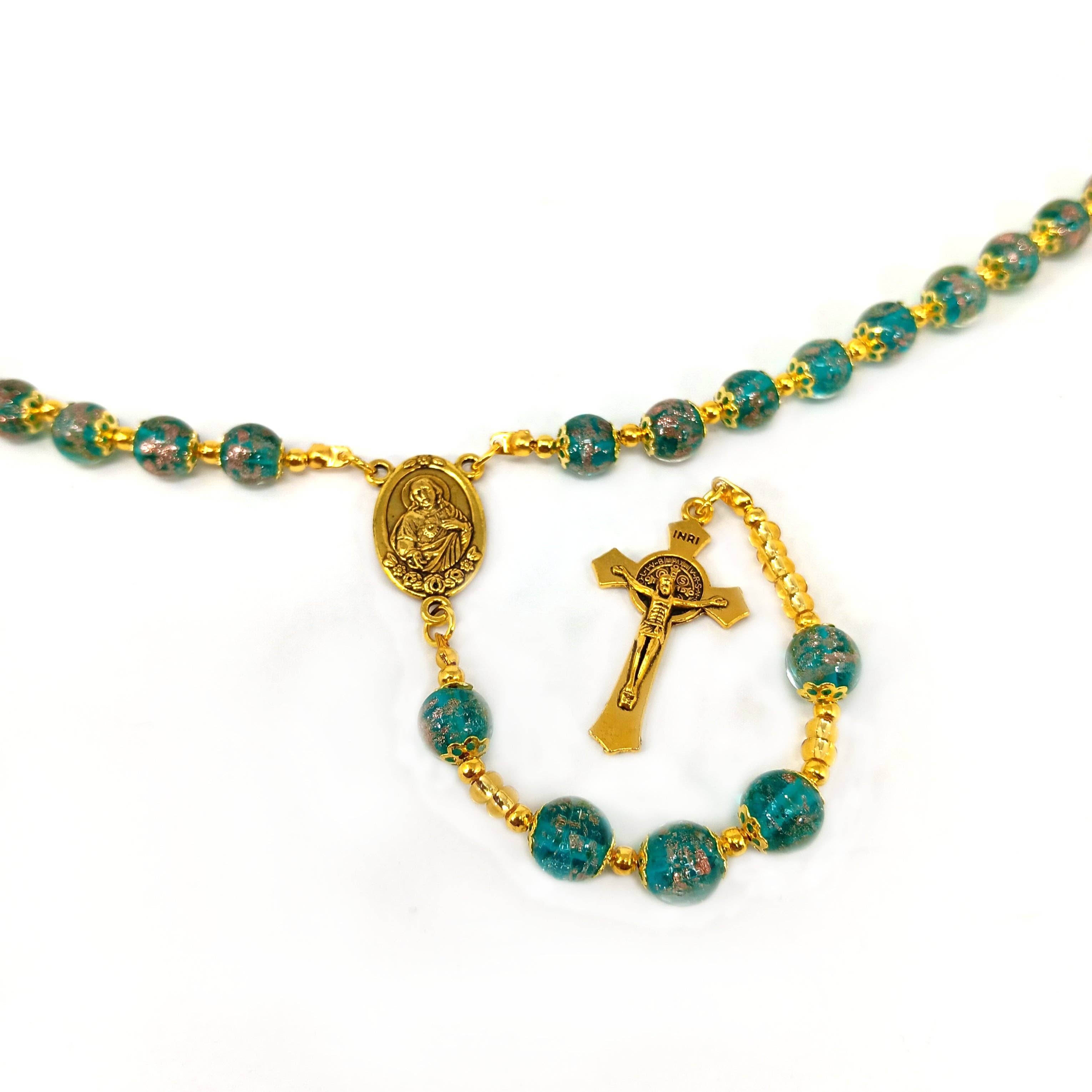 ALBATROS S.R.L. - Wholesale Beaded/Pearl Necklace - MURANO glass bead ROSARY fashion gift idea elegant jewelry13