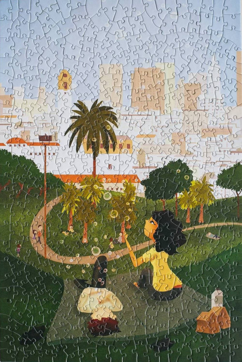 Oakland Puzzle Company - Wholesale Puzzle - Adult - Simple Pleasures at Dolores Park 500-Piece Jigsaw Puzzle 3