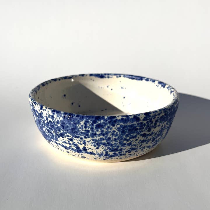 Ninth House Goods - Wholesale Bowl - Blue Splatterware Confetti Small Bowl Catchall1