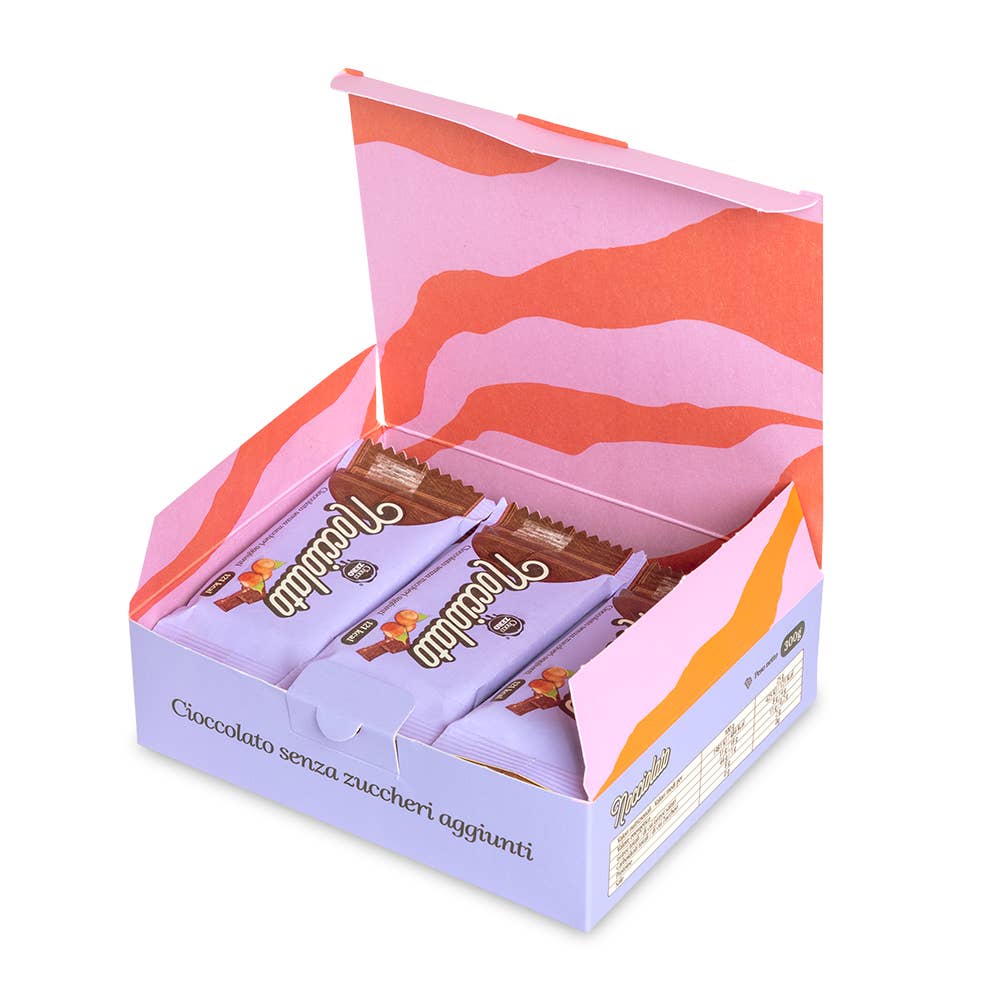 Choco Zero - Wholesale Chocolate Bar - Chocolate without added sugars hazelnut Italymade1