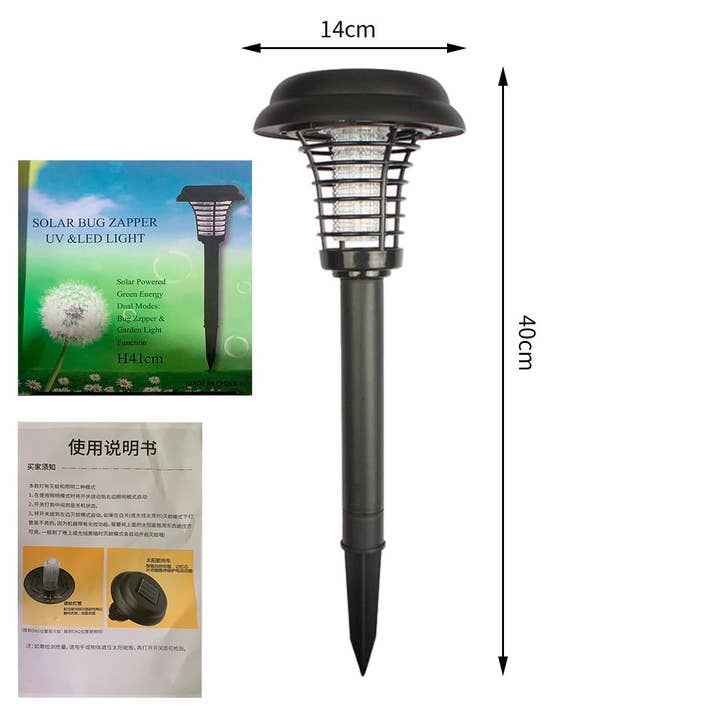 Infinite Basics - Wholesale Outdoor/Lawn Light - Solar LED Garden Light with Built-In Bug Zapper21