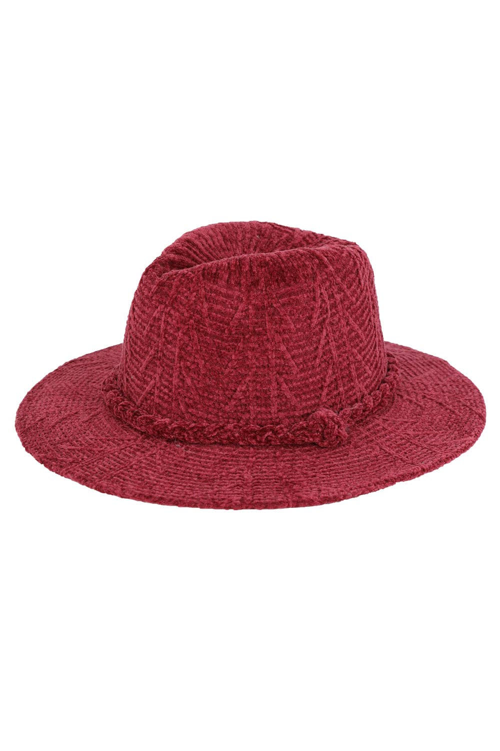 Greater Goods Imports & Wholesale - Vendita all'ingrosso Fedora - Donna - HT0001 MH0171 Fedora a Motivo Chenille3