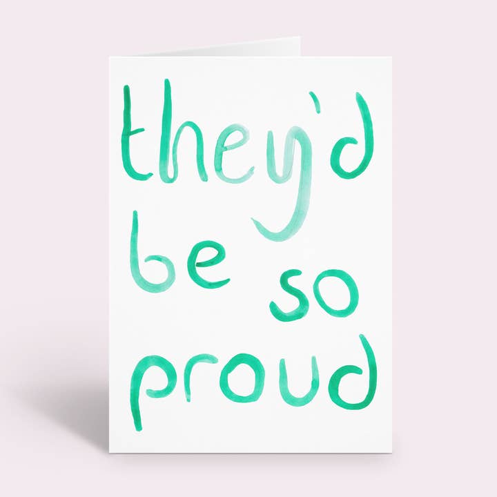 Ze Zouden Zo Trots Zijn Kaart voor wholesale door Fab Gab