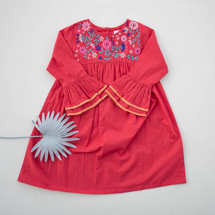 Cheeni Clothing – Vestido - Crianças por atacado – Vestido Harper