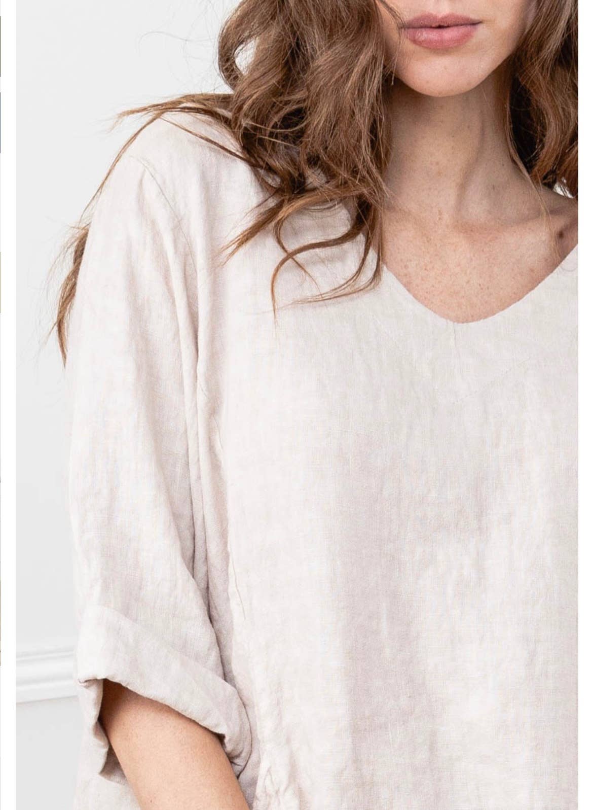 LINEN & COTTON HOUSE – wholesale Dress – Women's – 277 DRESS IN LINEN SPRING SUMMER CLOTHING3