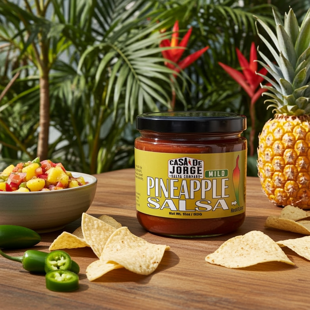 Casa De Jorge Salsa - Wholesale Salsa - Pineapple Salsa - Mild2