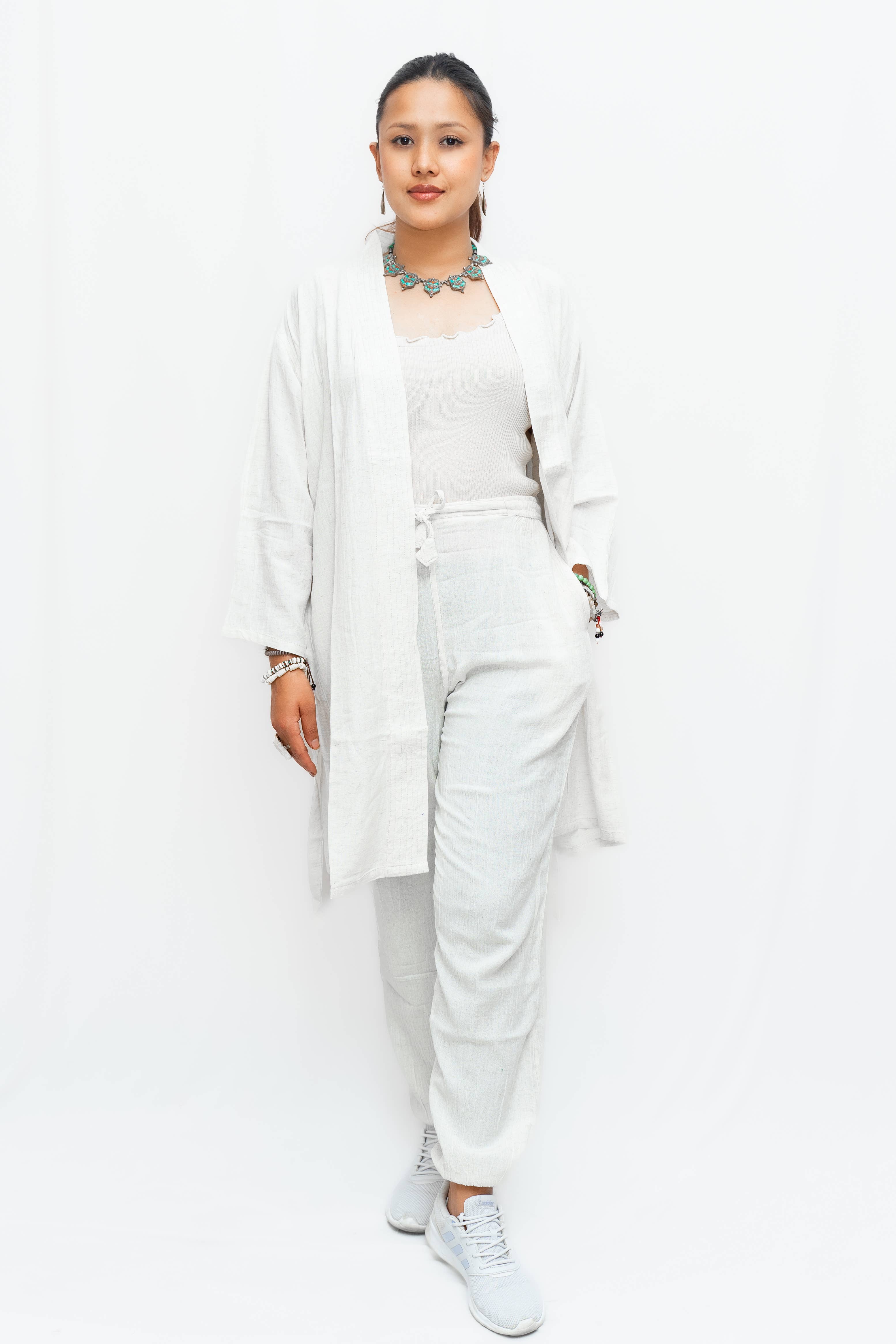 Local Women’s Handicrafts - Wholesale Kimono - Women's - Bamboo and Hemp Long Kimono 0