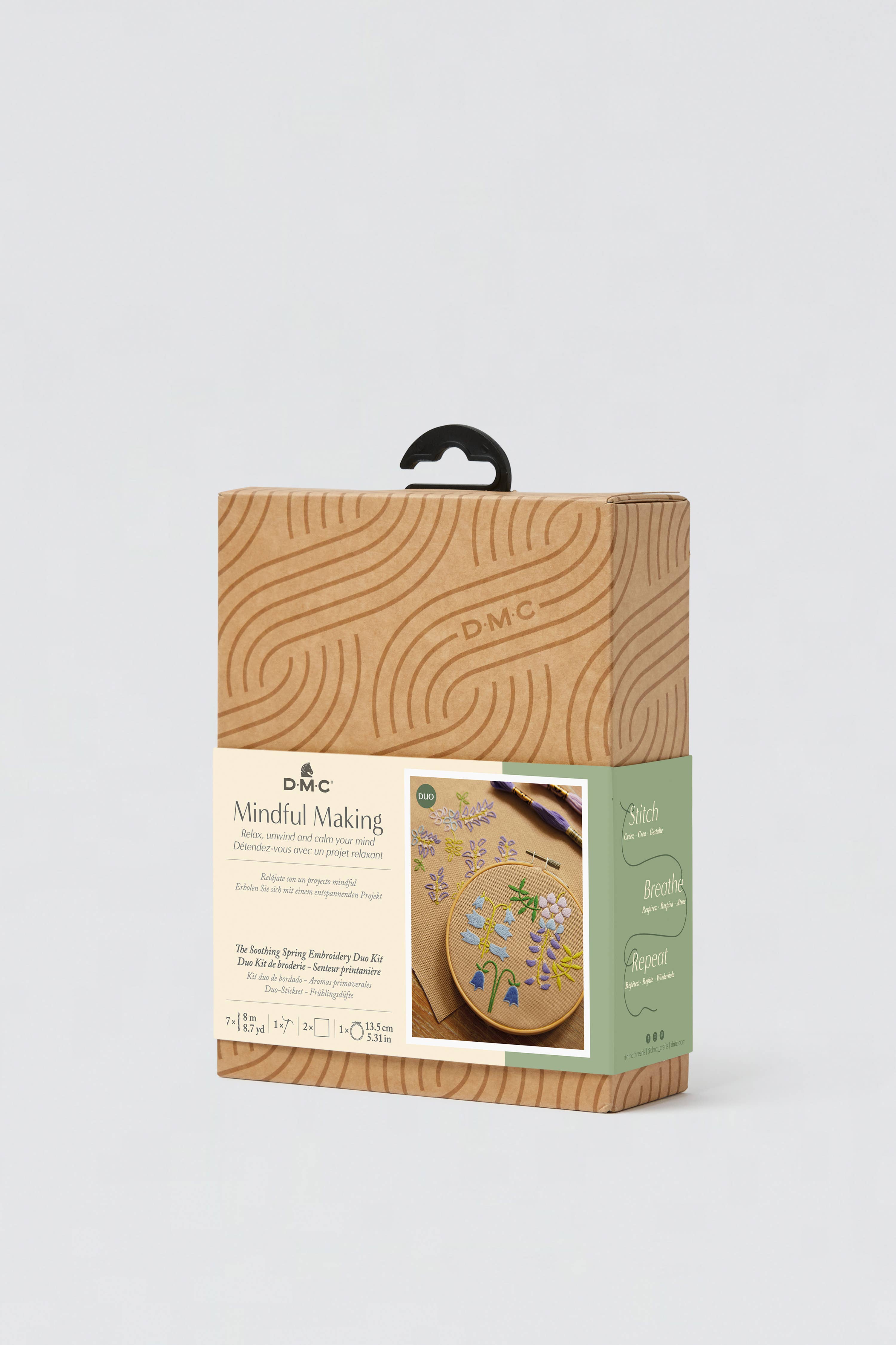 DMC - Wholesale Embroidery/Cross Stitch Supplies - DMC Soothing Spring Embroidery Kit, item TB164S2