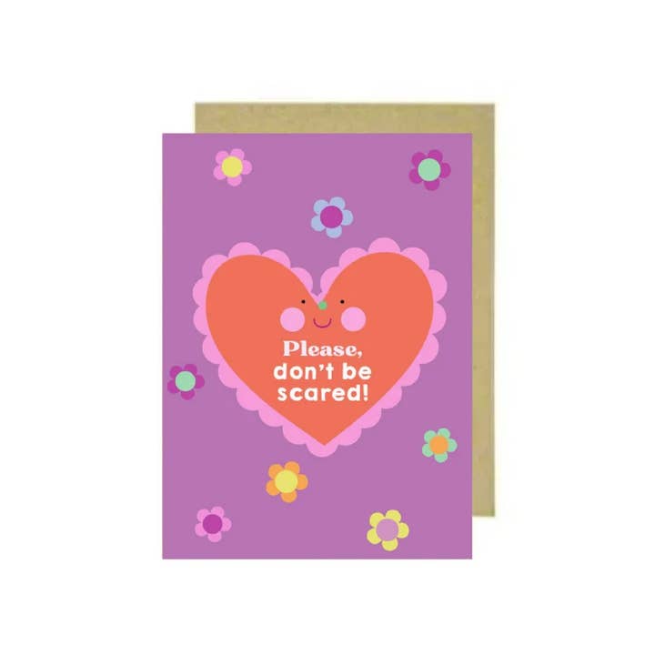 Don't be Scared Card - First Period Card For Girls for wholesale by karen thaco