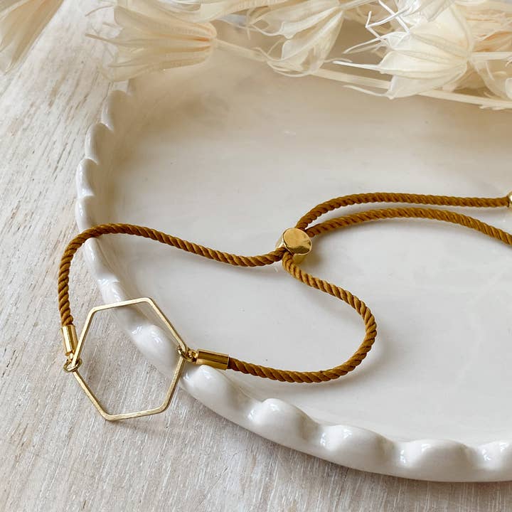 Agaveh girl – wholesale Charm/dangle bracelet – Simple Hexagon Bracelet14