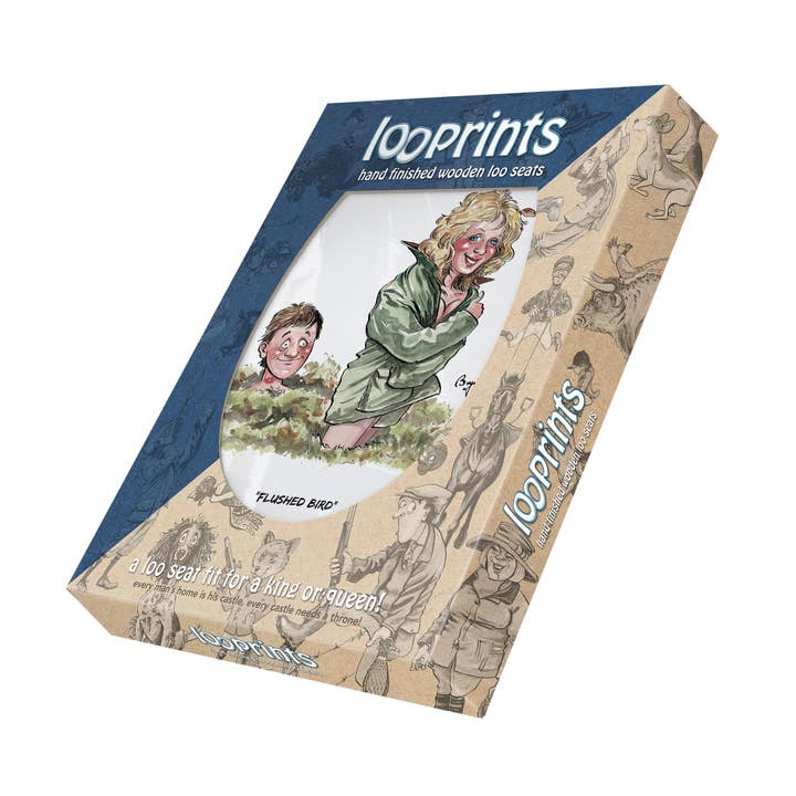 LOOPRINTS – wholesale Toilet seat cover – Soft Close Wooden Toilet seat - Shooting Gifts & Decor. FB2