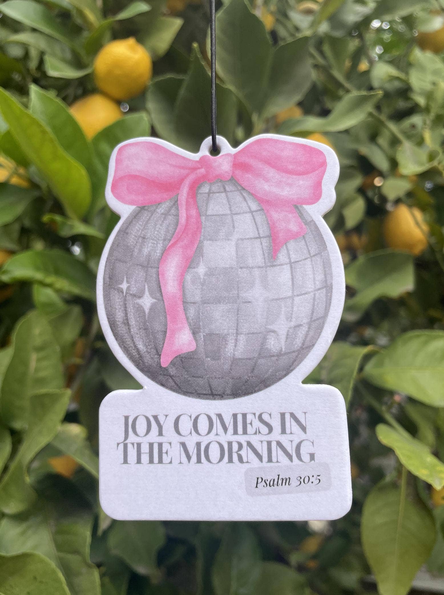 Sunday Grace Studio - Wholesale Car Freshener - Women's - Joy Comes in the Morning Disco Ball Air Freshener Honeydew1