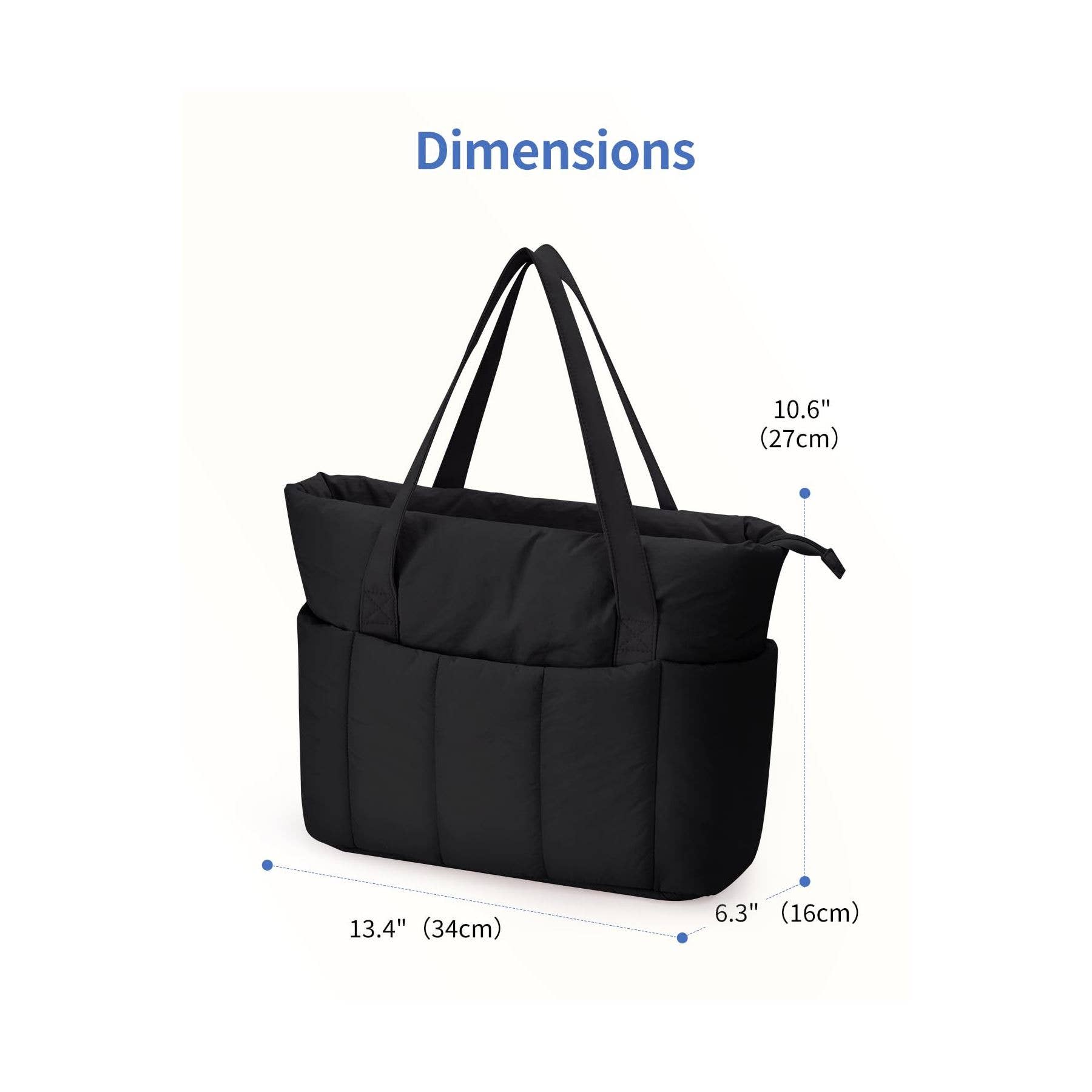 NARWEY INC - Vendita all'ingrosso Borsa tote - Donna - Borsa da viaggio Narwey Puffer per donne, adatta come bagaglio a mano.39