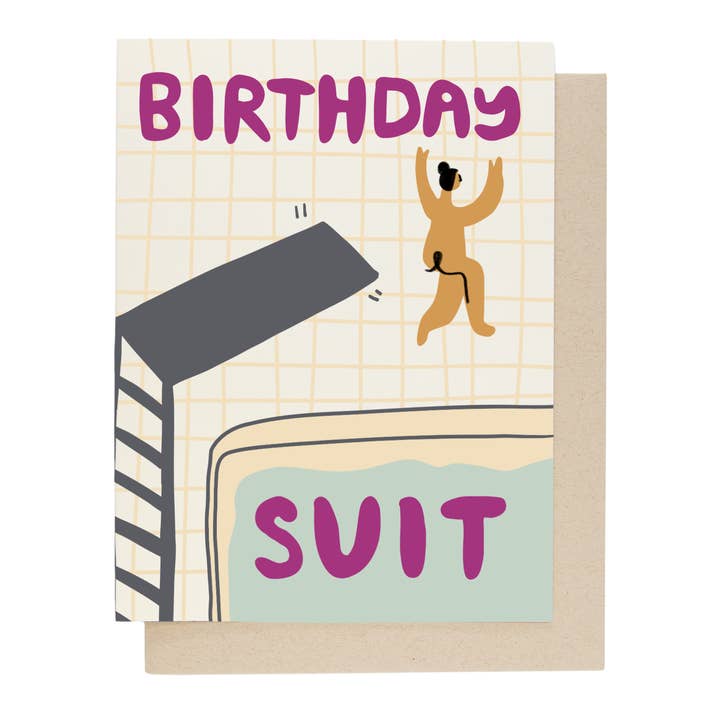 People I've Loved - Wholesale Birthday Card - Birthday Suit Card - Case Pack of 6 Cards