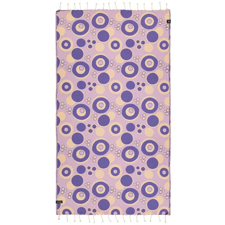 Vortex Violett & Lila Strandtuch für den Großhandel von Futah