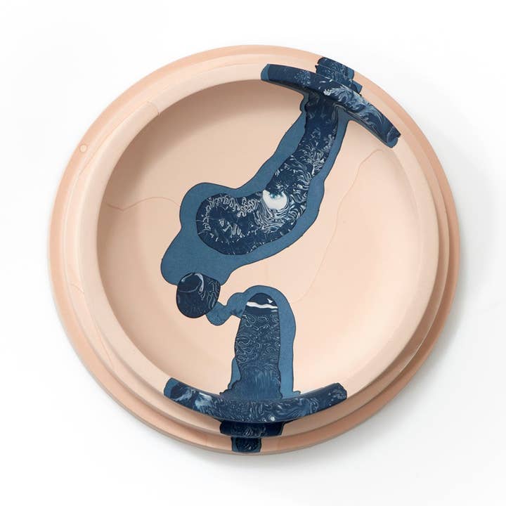 Pond Pink Centerpiece Bowl for wholesale by Darling Spring