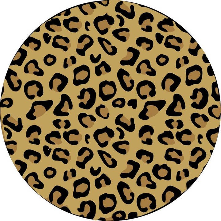 Leopard Cheetah Print Spare Tire Cover for wholesale by Dirty Acres