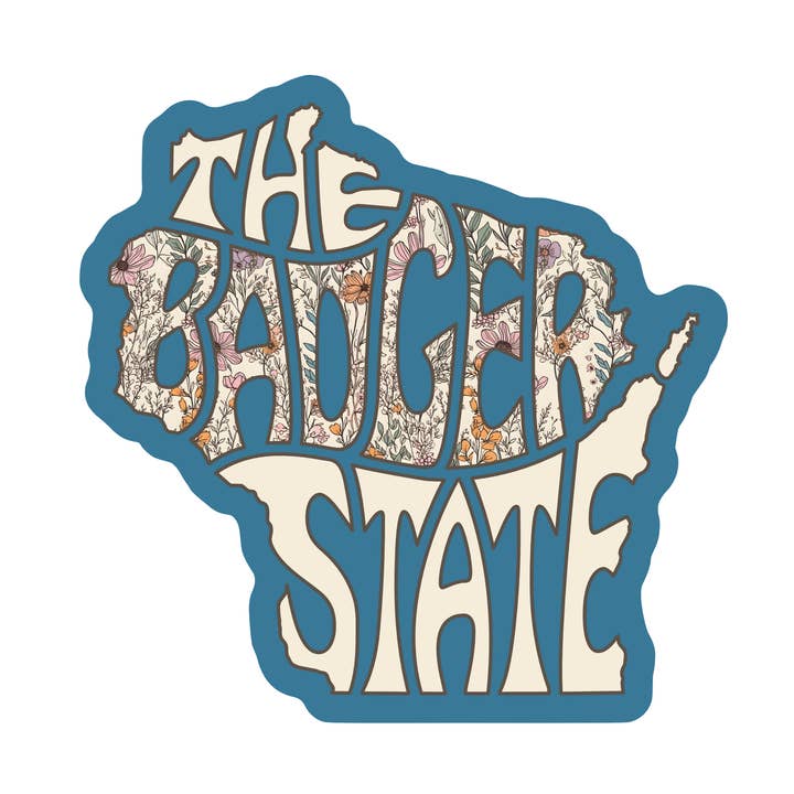 Wisconsin Madison La Cross High Quality Vinyl Sticker for wholesale by Juju and Moxie