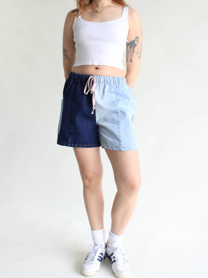 American Recycled Clothing - Wholesale Shorts - Women's - Denim Eco Short Bundle7