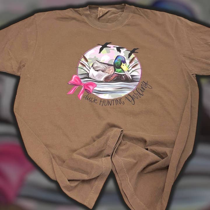 Duck Hunting Darling Comfort Colors T-Shirt for wholesale by The Lyrical Spirit, LLC
