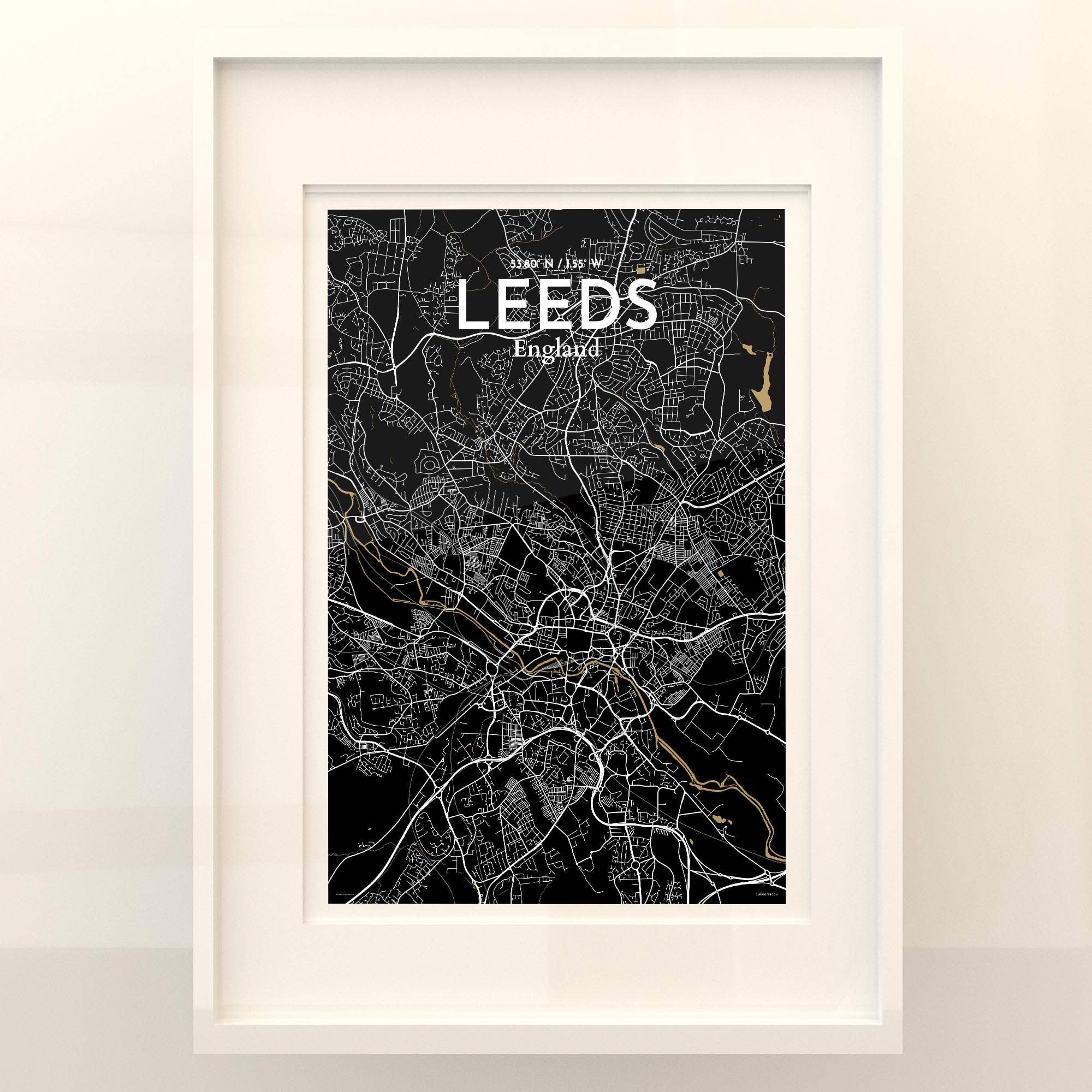 OurPoster.com – wholesale Poster – Leeds karta affisch14