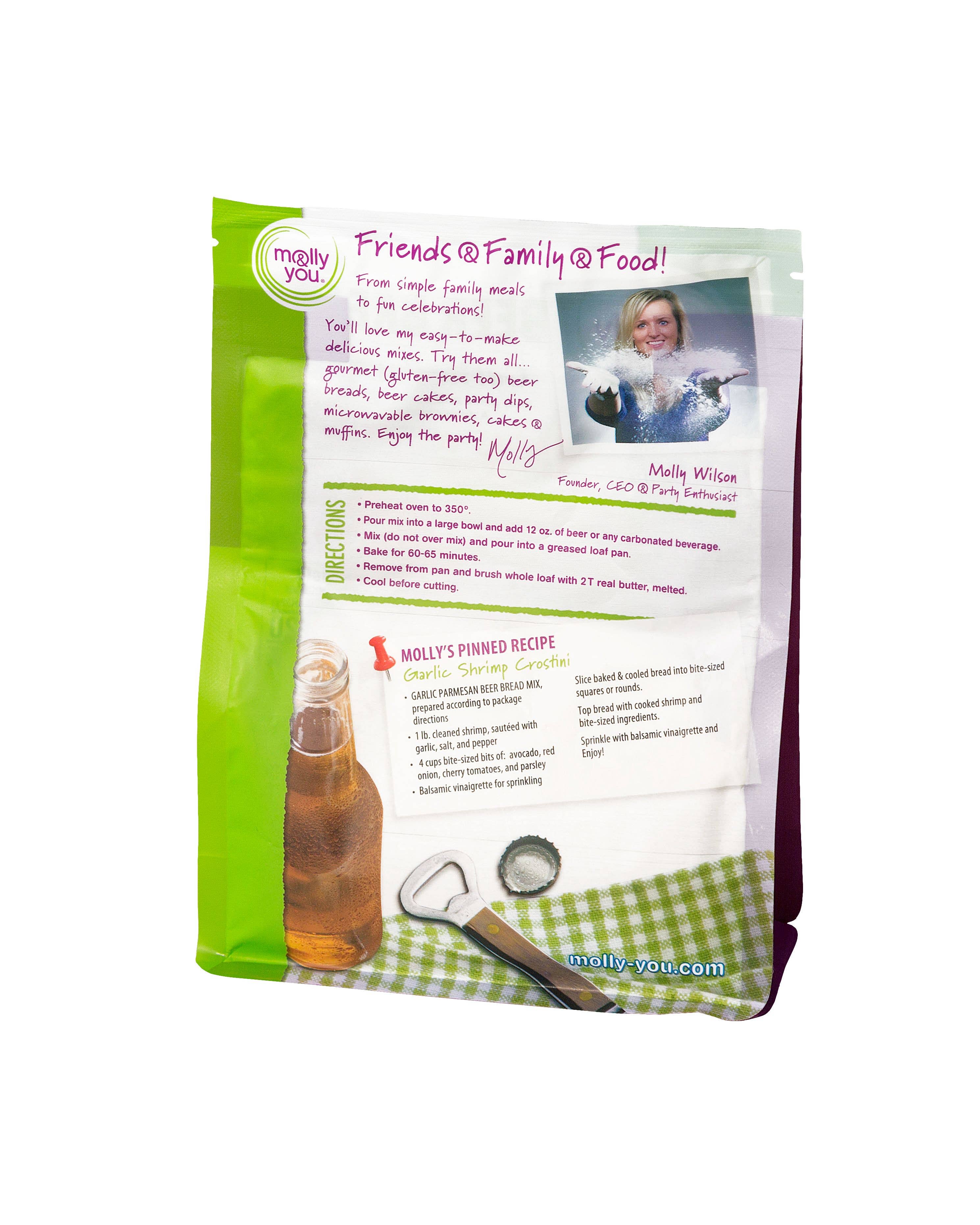 molly&you® – wholesale Brödmix – Garlic Parmesan ölbrödsblandning3