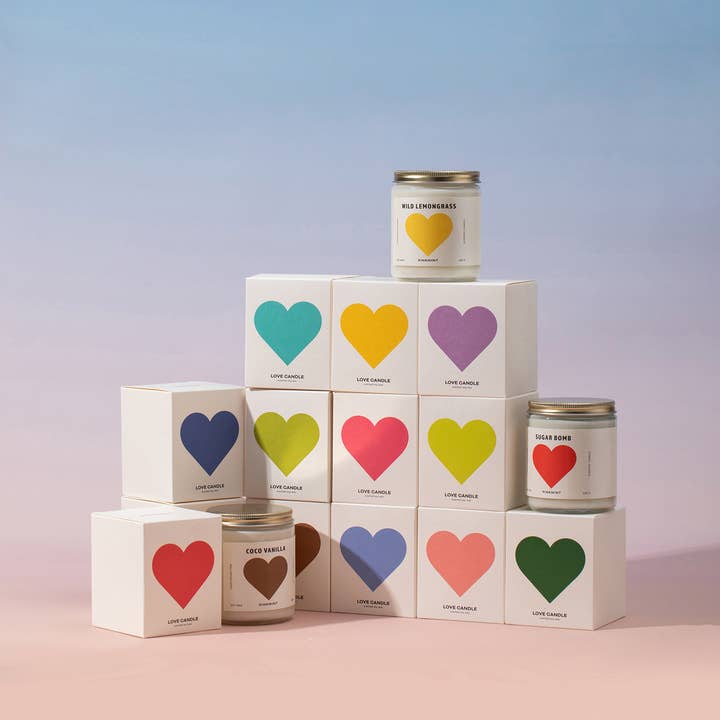 Pinkmint Candle - Wholesale Jar/filled candle - Pink Cocktail Soy Candle3