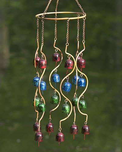 Ancient Graffiti - Vente Carillons - Carillon à vent mobile multicolore Bells