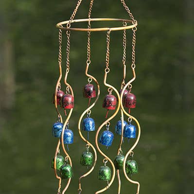 Ancient Graffiti - Vente Carillons - Carillon à vent mobile multicolore Bells0