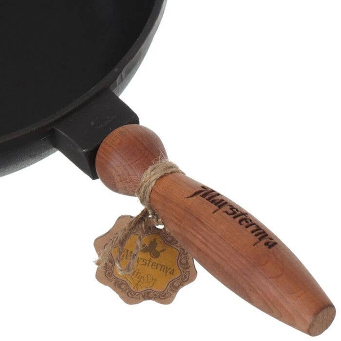 STP - Wholesale Cast Iron Skillet - Cast Iron Pan Brazier with Wooden Handle and Glass Lid
