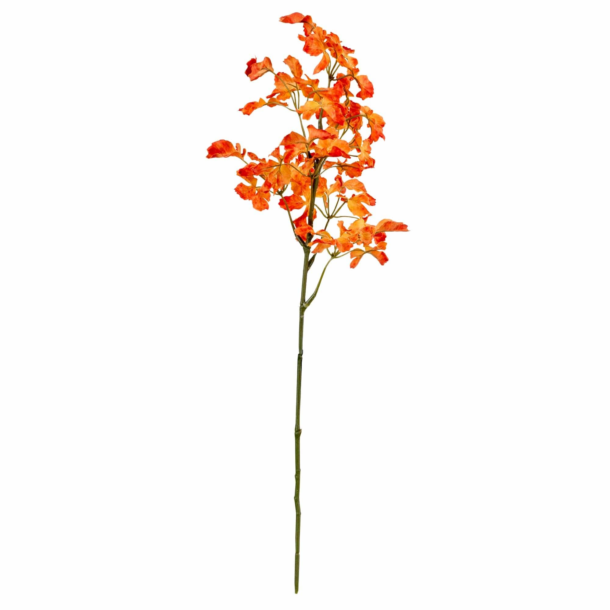 Candlelight Products Ltd – wholesale Artificial flowers – 42cm Ginkgo Leaf Spray - Burnt Orange 10pk0