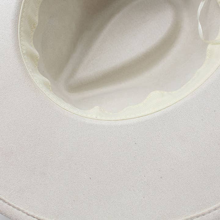 ACCITY - Wholesale Fedora - Women's - SUEDE HAT FLAT BRIM HAT FLAT BRIM GENTLEMAN HAT_CWAH25277