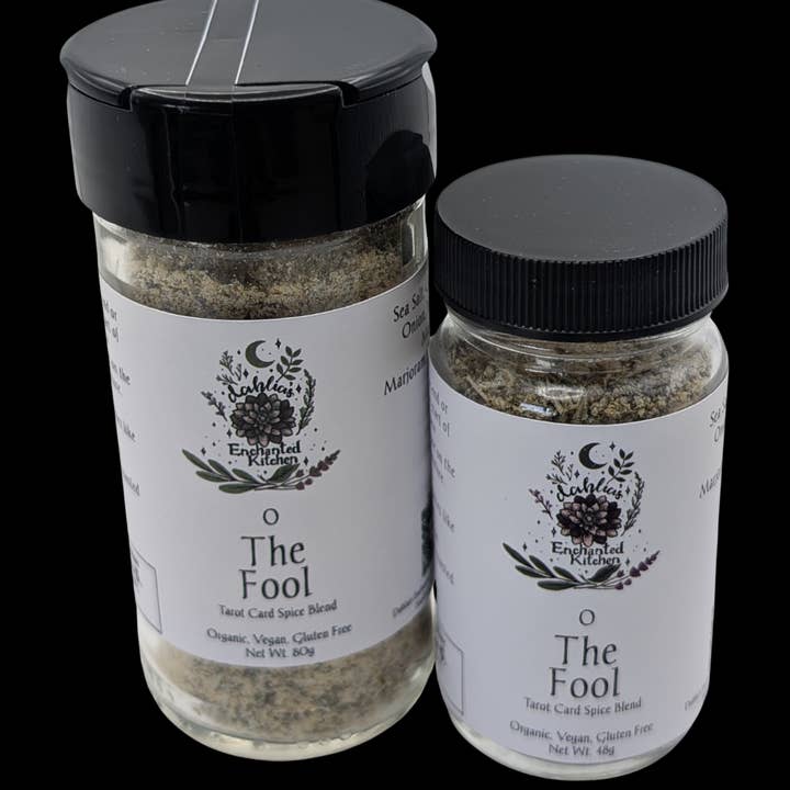 Dahlia's Enchanted Kitchen - Wholesale Dried Spice Mix - The Fool - Tarot Card Culinary Spice Blend2