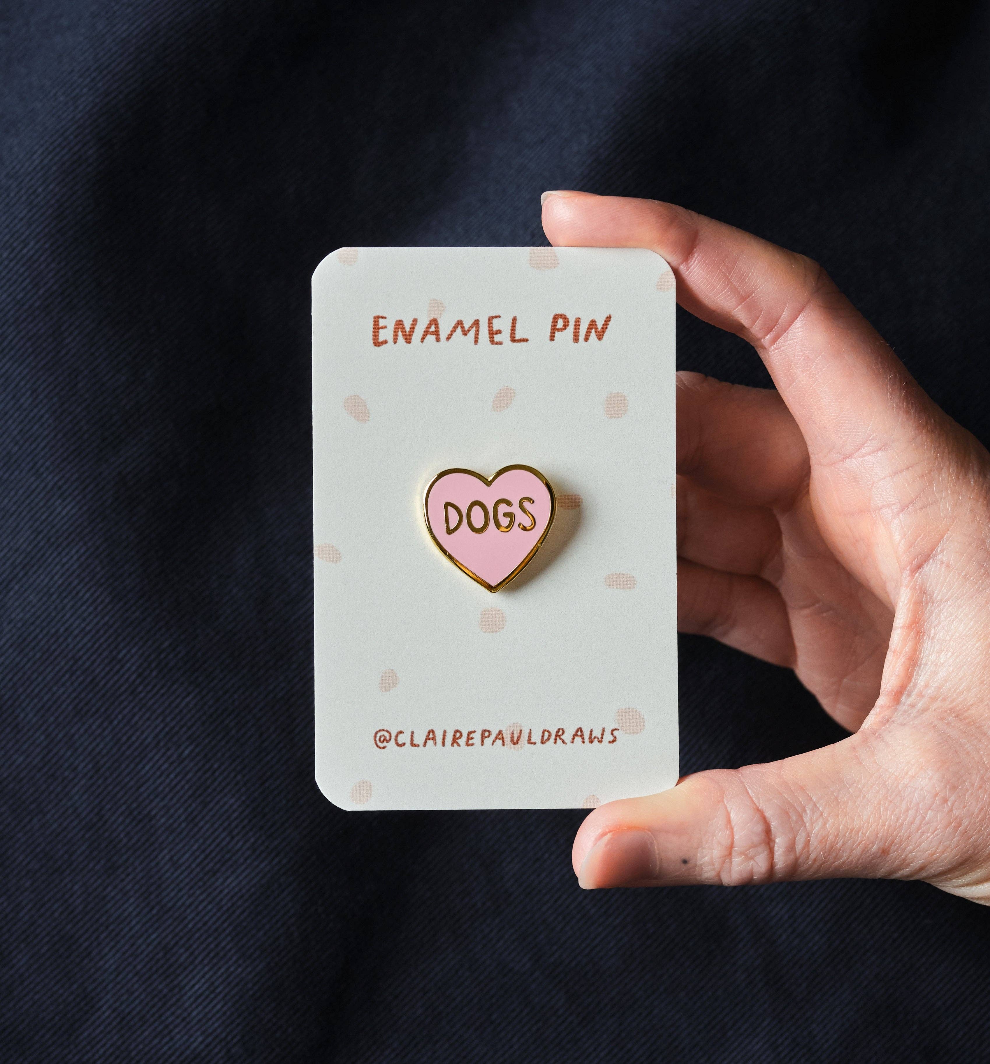 Claire Paul - Wholesale Lapel Pin/Button - Dog Lover Enamel Pin2