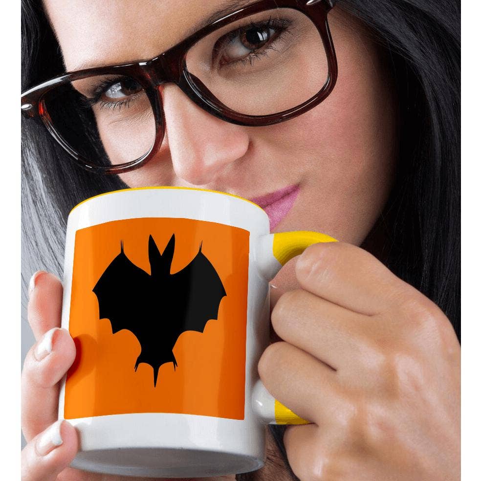 3dRose - Wholesale Coffee Mug - 3dRose, Simple Silhouette Of A Halloween Bat, Mug1