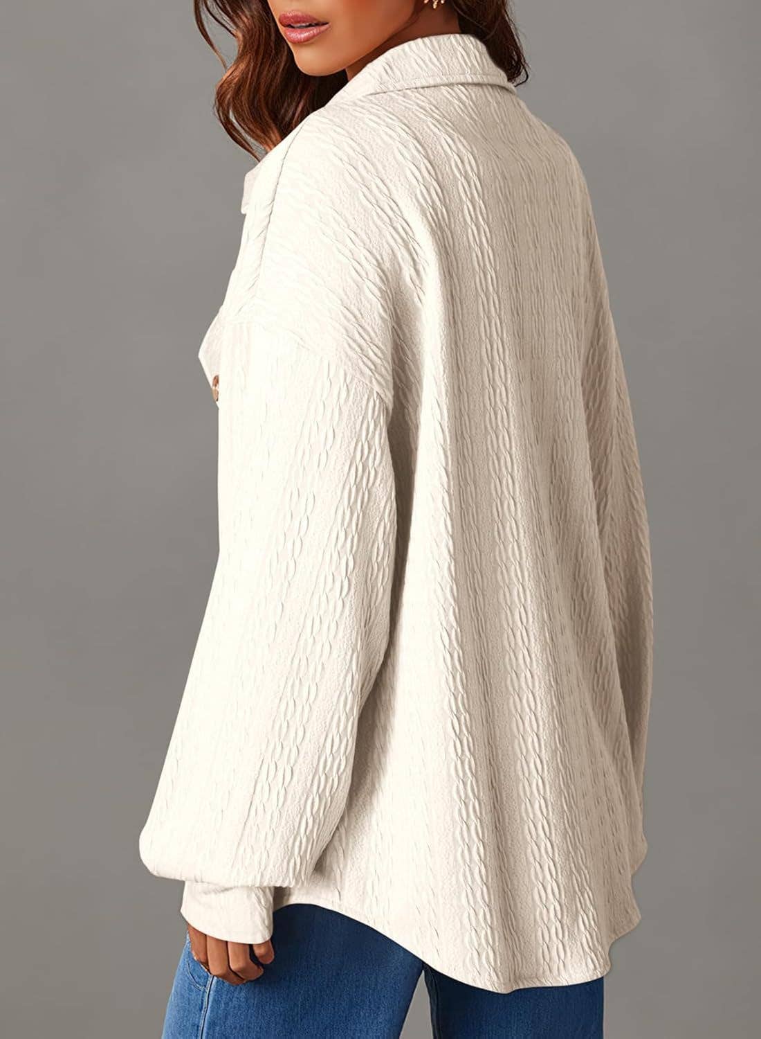 Lily Clothing - Wholesale Button Down Shirt - Women's - EVERYTHING GOES WITH A LAPEL SHIRT TOP2