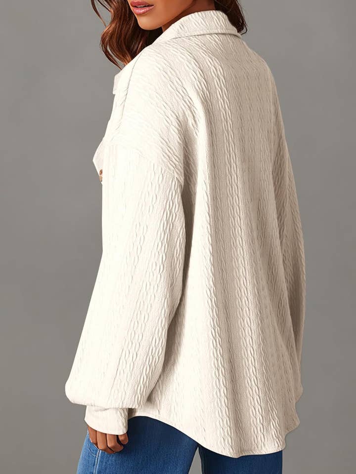 Lily Clothing - Wholesale Button Down Shirt - Women's - EVERYTHING GOES WITH A LAPEL SHIRT TOP2