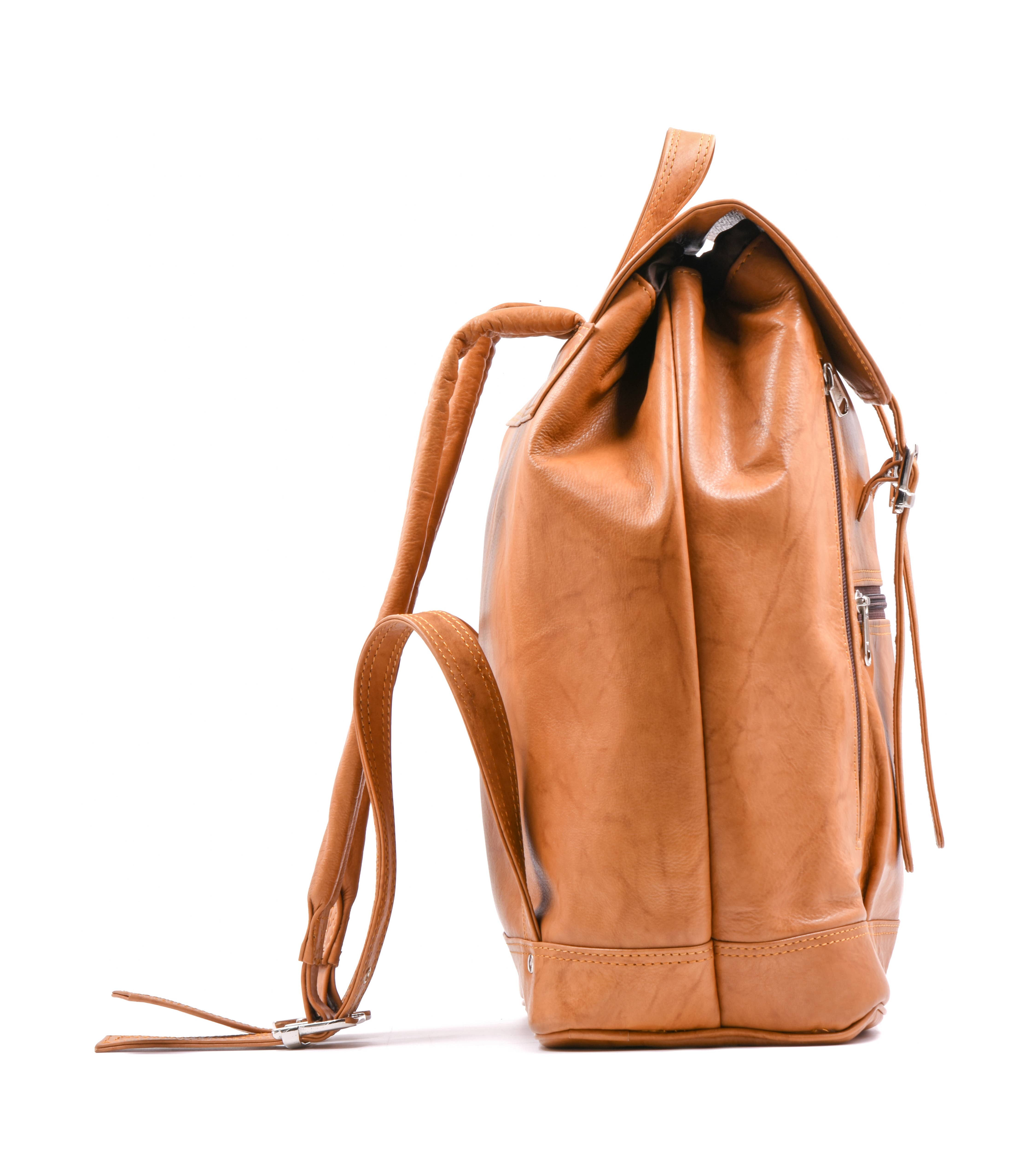 Ashlin Leather Boutique - Wholesale Backpack - Unisex - ASHLIN® | ZIPPERED COMPARTMENT BACKPACK | TUSCANY LEATHER10