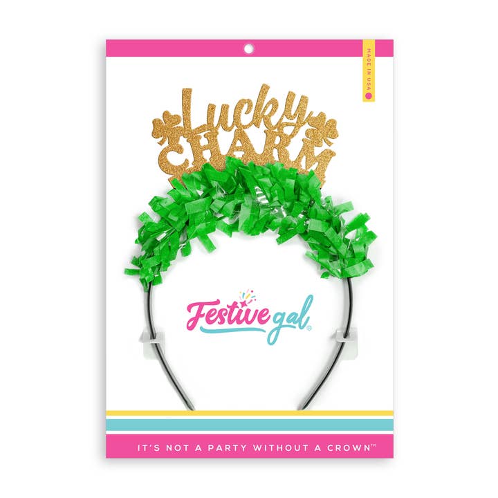 Festive Gal - Wholesale Party Hat/Crown - Lucky Charm St. Patricks Day Party Headband Crown2