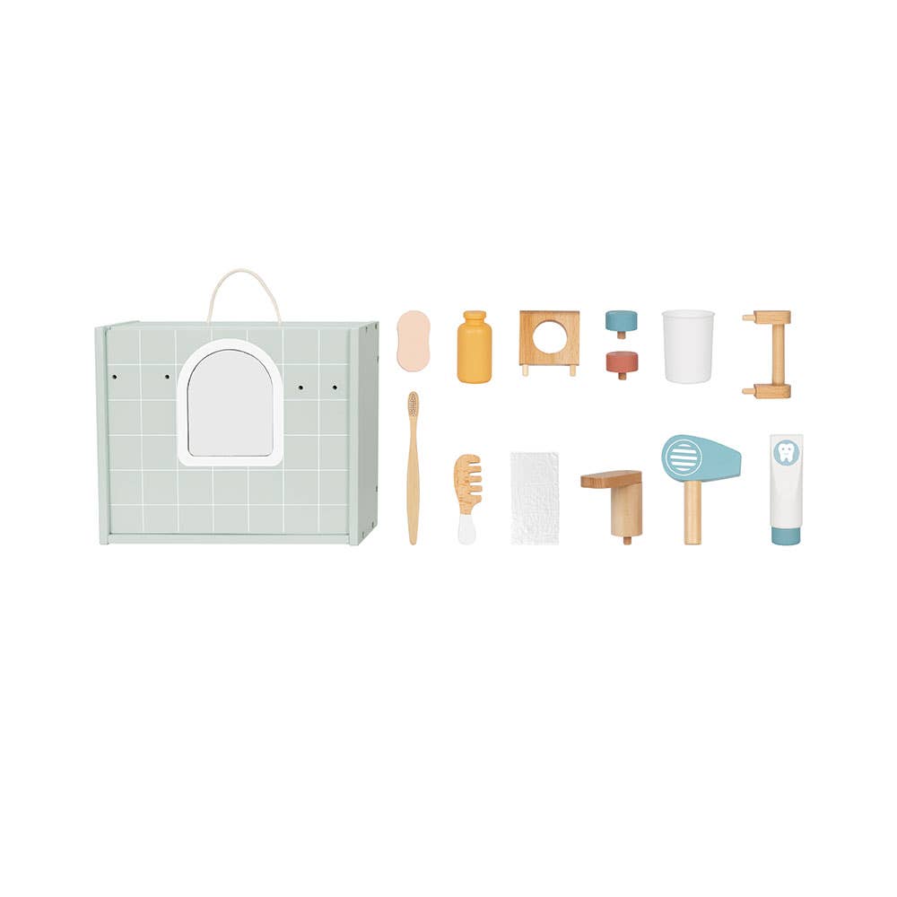 AJ Aguiar - Wholesale Toy Set - Kids - Wooden Toilet Set 15 Pcs 3+2