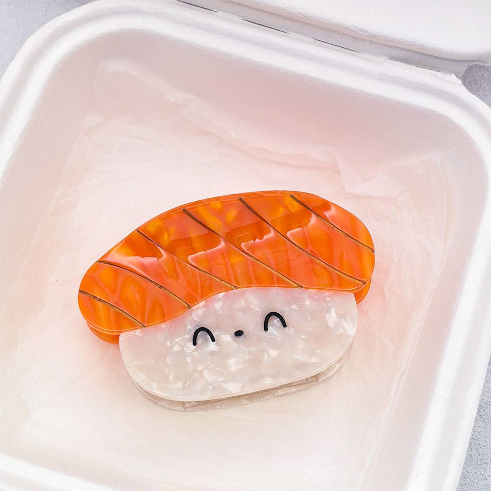SoapElenGlen - Wholesale Hair Clip - Women's - Fun Sushi Series Hair Clip, Octopus Acetate Claw Clip2