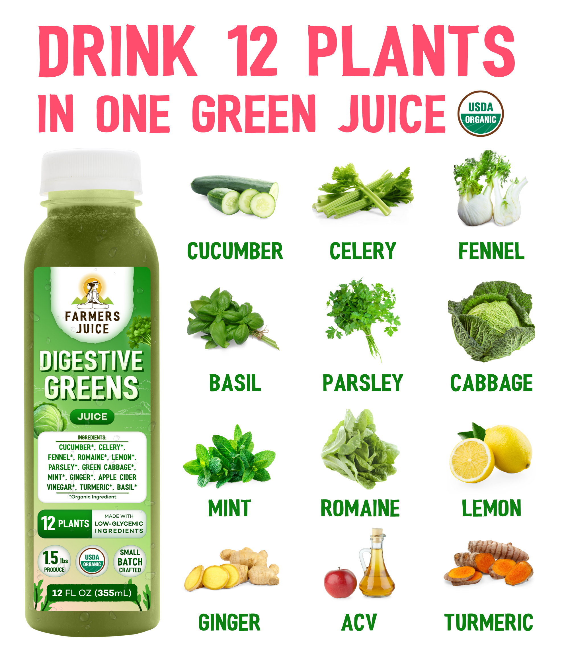 Farmer's Juice - Wholesale Wellness Juice/Tonic - Watermelon Hydration | 18 Juices2